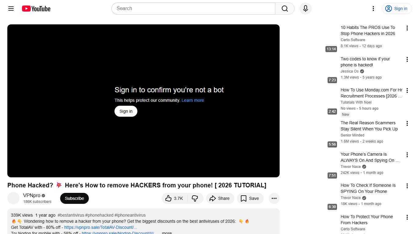 Phone Hacked? 💥 Here's How to remove HACKERS from your phone! [ 2026 TUTORIAL] - YouTube